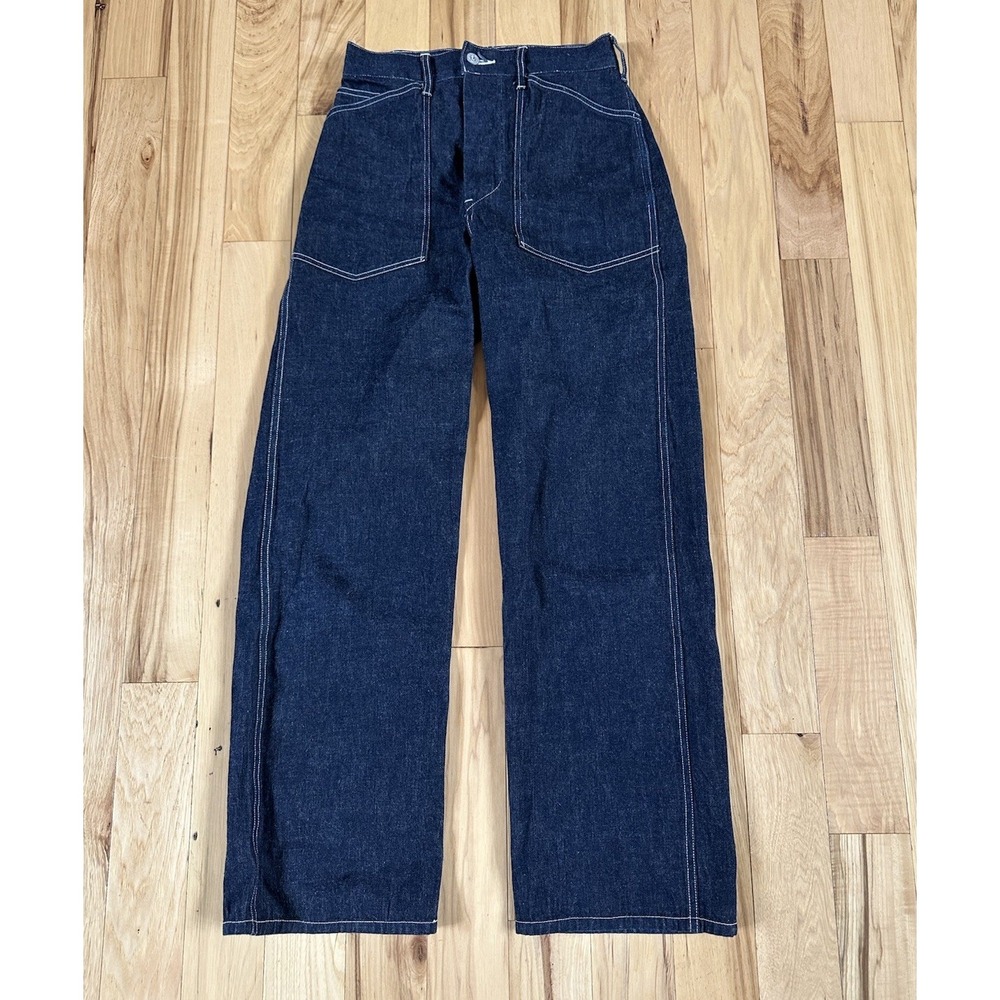 BEAMS BOY x BUZZ RICKSON'S Custom Made US Army Denim Indigo Button Fly 26x29